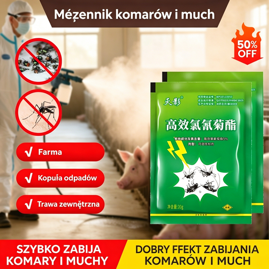 🦟【Oferta specjalna – opakowanie 20 sztuk, 5.45 zł/sztuka】❤️ Skutecznie zwalcza szkodniki w Twoim gospodarstwie. Wystarczy jedno opakowanie, aby pozbyć się pcheł, szarańczy, karaluchów kuchennych, much i komarów!