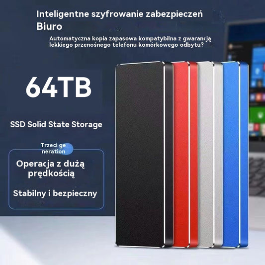 🎉【🔥Sprzedano ponad 9999 egzemplarzy】Przenośny dysk twardy o ultraszybkim transferze 150 MB/s【64TB】