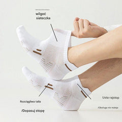 ⚡Kup 5 par, a 5 dostaniesz gratis🧦【Zestaw 10 par】🧦Nowe, przewiewne, antybakteryjne i zapobiegające powstawaniu nieprzyjemnych zapachów skarpetki męskie na sezon wiosna/lato 2026.