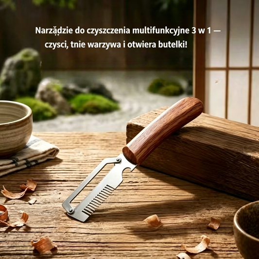 ✅🔪( Kup 1, a otrzymasz 2 gratis, pojedynczy przedmiot 44.5) 🧅 Obieraczka 3 w 1: kroi/szatkuje/otwiera butelki🔥
