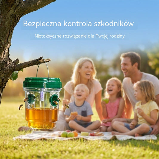 🐝☀️ Solarna pułapka na osy na taras i do ogrodu 🔋🌿 – skuteczna, ładowalna i odporna na warunki atmosferyczne – bez chemikaliów, do 500 m kw. – zaoszczędź już teraz!