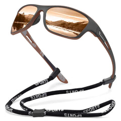 🚵‍♂️😎 【50% zniżki 🔥】🎣🕶️ Męskie sportowe okulary przeciwsłoneczne, polaryzacyjne, z lustrzanymi szkłami, nowoczesne i pyłoszczelne, idealne do jazdy na rowerze na świeżym powietrzu