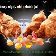 Jedna tabletka może wyleczyć chorobę. ✅Kurczaki, które poważnie dziobią pióra, palce i pośladki ✅Kurczaki, które dziobią jajka ✅Niedożywienie drobiu ✅Suplement wapnia dla drobiu w celu uzupełnienia odżywiania ✅Uniwersalne drób