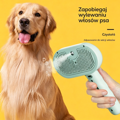 🐶🐱【Kup1, a 1 dostaniesz gratis!-64.5 zł / sztuka】 Szczotka parowa dla zwierząt | Grzebień i urządzenie do usuwania sierści dla kotów i psów 💧✨ - W zestawie bezpłatne serum