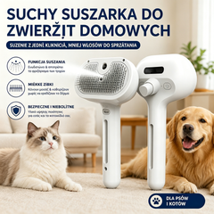 🐶🐱【Kup1, a 1 dostaniesz gratis!-64.5 zł / sztuka】 Szczotka parowa dla zwierząt | Grzebień i urządzenie do usuwania sierści dla kotów i psów 💧✨ - W zestawie bezpłatne serum